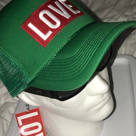 GREEN ❤️LOVE THE HAT ❤️VIP LIMITED EDITION - Picture 3 of 4
